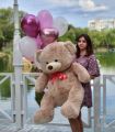 Медведь большой 120 см и 11 гелиевых шаров