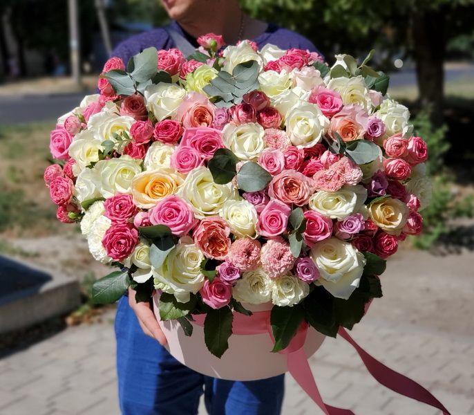 Коробка с розами "Особый случай"