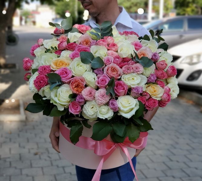 Коробка с розами "Особый случай"