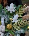 зимняя композиция в корзине №8