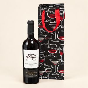 Вино КVINТ Каберне-совиньон CODRU cyxое 0,75л