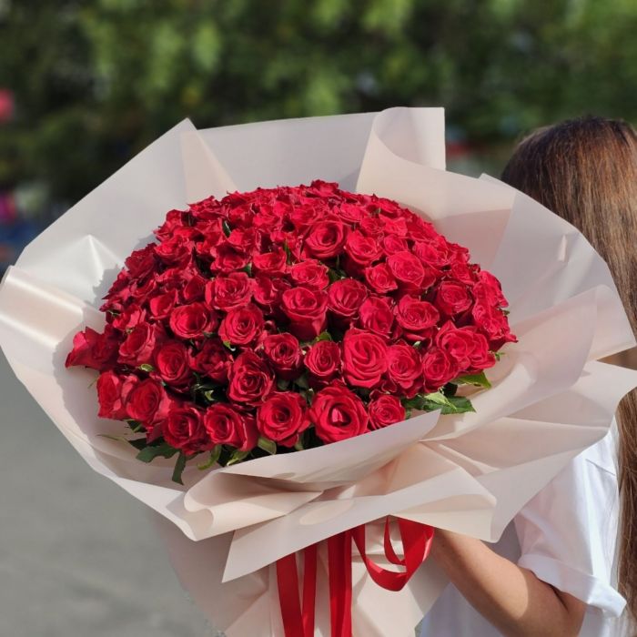 Букет из 101 розы 